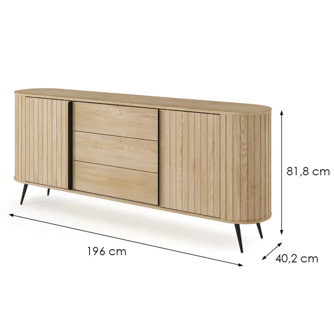 Komoda 196 Lovi A Dub Cremona