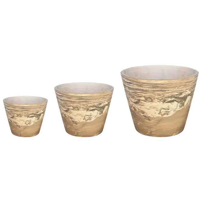 Kvetináč TP24-012 31X31X24 krémový,2