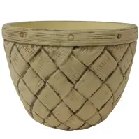 Kvetináč ys438113 14x14x11 cement weave