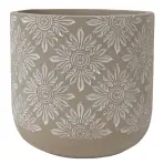 Kvetináč ys438462 13,5x13,5x12,5 cementový okrúhly