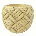 Kvetináč ys497108 13,5x13,5x11,5 cement weave