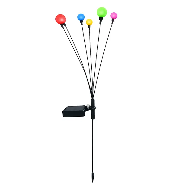 Solárna lampa KULECZKI RGB VO2581,2