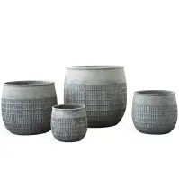 Kvetináč 101492 antická čierna 37X33H
