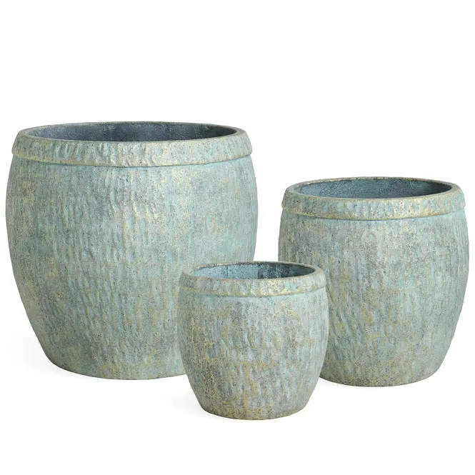 Kvetináč 102398 zelená COOPER 43.5X41H