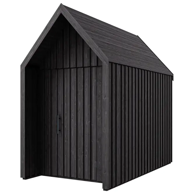 Záhradný domček Swedish Barn 1629 čierna V1