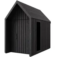 Záhradný domček Swedish Barn 1629 čierna V2