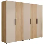 Skriňa Moduklix Set 24 Dub Mauvella/Piesok