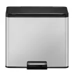 Odpadkový kôš Eko Essential 15+15l inox mat 822830