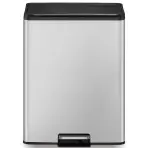 Odpadkový kôš Eko Essential 20+20l inox mat 822840