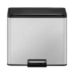 Odpadkový kôš Eko Essential 9+9+9l inox mat 822827