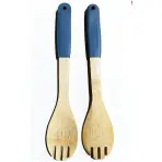 Lyžica so zúbkami bambus sivá rukoväť 32*6cm ut03632bs20