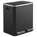 Odpadkový kôš 2x15 l čierny LTB030BH01