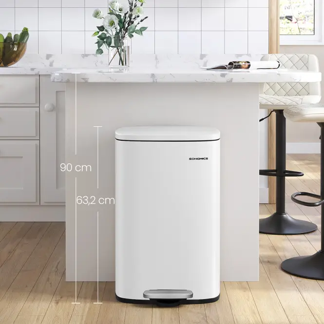 Odpadkový kôš 50 l biely LTB101W01V1