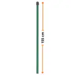 Napínacia tyč 6/8 mm 155 cm RAL 6005