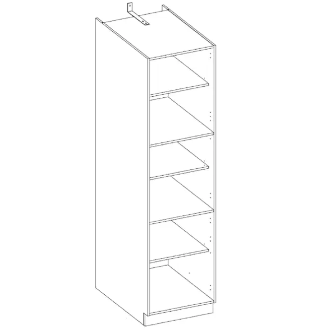 Kuchynská skrinka artisan biela lesklá 40DK – 210 2F,3