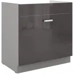 Kuchynská skrinka Grey 80ZL 1S BB