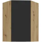 Kuchynská skrinka Aria-BL/AR anti fingerprint 60X60 GN-90 1F (45°)