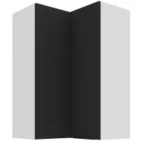 Kuchynská skrinka Aria-BL/WH anti fingerprint 60X60 GN-90 2F (90°)