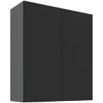 Kuchynská skrinka Aria-BL/ANT anti fingerprint 80G-90 2F