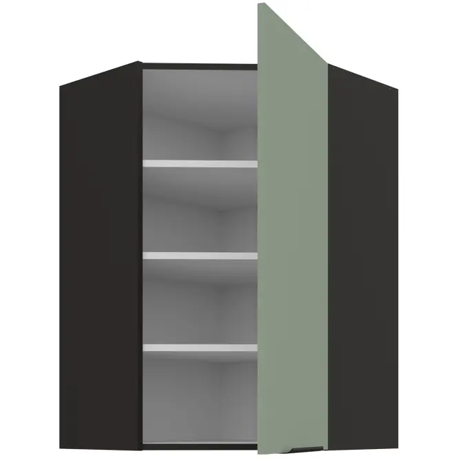 Kuchynská skrinka Aria-SA/BL anti fingerprint 60X60 GN-90 1F (45°),2