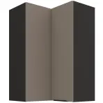 Kuchynská skrinka Aria-TA/BL anti fingerprint 60X60 GN-90 2F (90°)
