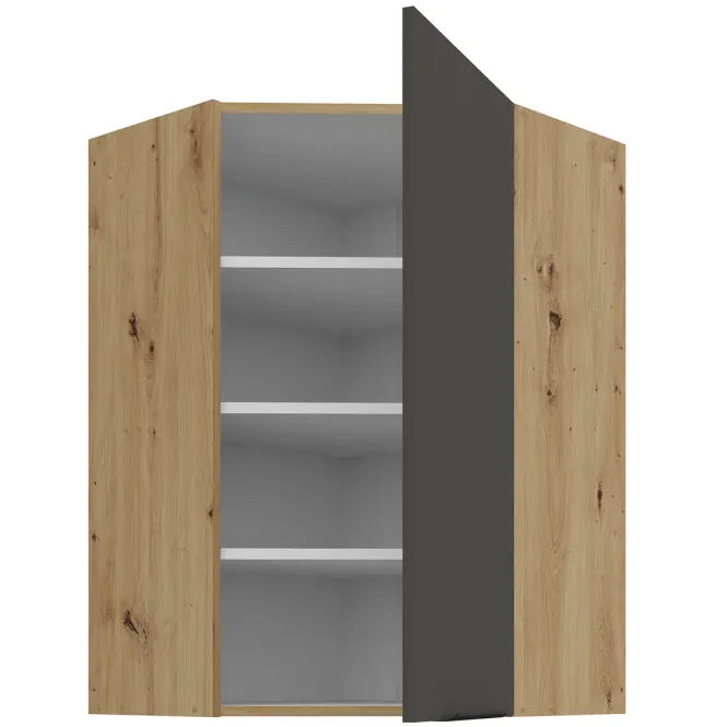 Kuchynská skrinka Aria-GR/AR anti fingerprint 60X60 GN-90 1F (45°),2