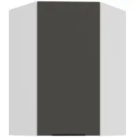 Kuchynská skrinka Aria-GR/WH anti fingerprint 60X60 GN-90 1F (45°)