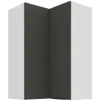 Kuchynská skrinka Aria-GR/WH anti fingerprint 60X60 GN-90 2F (90°)