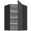 Kuchynská skrinka Aria-GR/BL anti fingerprint 60X60 GN-90 1F (45°),2