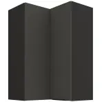 Kuchynská skrinka Aria-GR/BL anti fingerprint 60X60 GN-90 2F (90°)