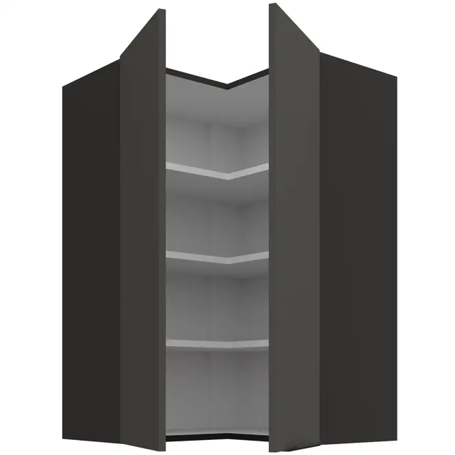 Kuchynská skrinka Aria-GR/BL anti fingerprint 60X60 GN-90 2F (90°),2