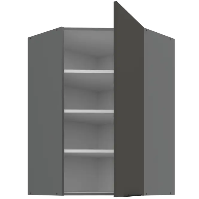 Kuchynská skrinka Aria-GR/ANT anti fingerprint 60X60 GN-90 1F (45°),2