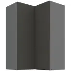 Kuchynská skrinka Aria-GR/ANT anti fingerprint 60X60 GN-90 2F (90°)