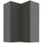 Kuchynská skrinka Aria-GR/ANT anti fingerprint 60X60 GN-90 2F (90°)