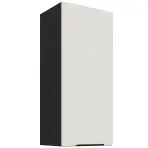 Kuchynská skrinka Aria-WH/BL anti fingerprint 40G-90 1F