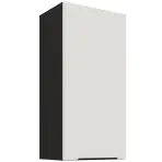Kuchynská skrinka Aria-WH/BL anti fingerprint 45G-90 1F