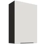 Kuchynská skrinka Aria-WH/BL anti fingerprint 60G-90 1F