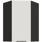 Kuchynská skrinka Aria-WH/BL anti fingerprint 60X60 GN-90 1F (45°)