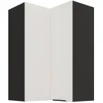 Kuchynská skrinka Aria-WH/BL anti fingerprint 60X60 GN-90 2F (90°)
