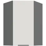 Kuchynská skrinka Aria-WH/ANT anti fingerprint 60X60 GN-90 1F (45°)