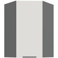 Kuchynská skrinka Aria-WH/ANT anti fingerprint 60X60 GN-90 1F (45°)
