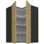 Kuchynská skrinka Cremona BL 60X60 GN-90 2F (90°),2