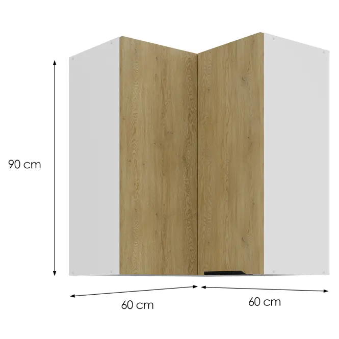 Kuchynská skrinka Cremona WH 60X60 GN-90 2F (90°),3