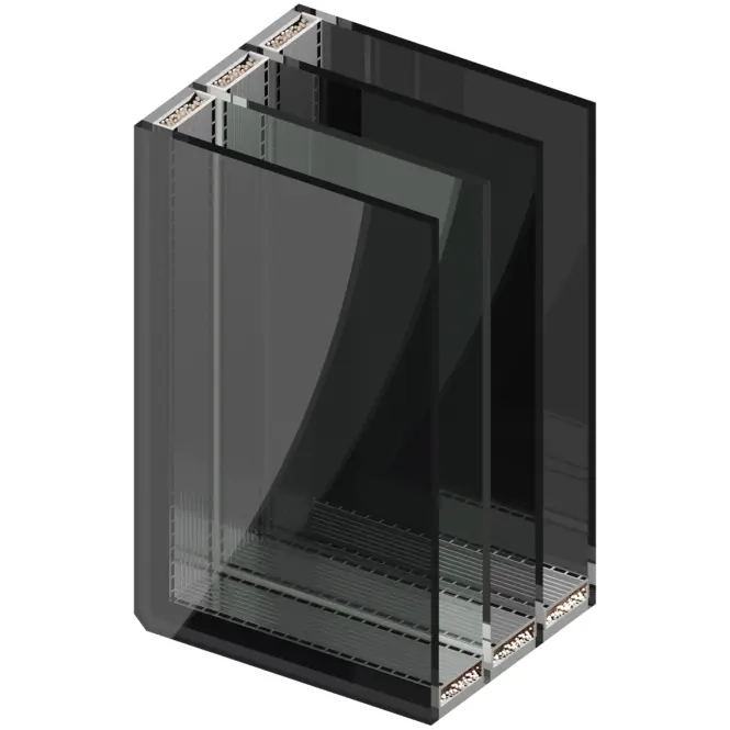Dvere vchodové Asteria 90 P tmavý antracit čierna inox/grafitové