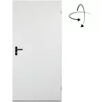 Technické dvere T43 70 biela