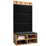 Predsieňový nábytok Miro dub craft panel čierna