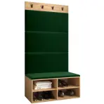 Predsieňový nábytok Miro dub craft panel zelená