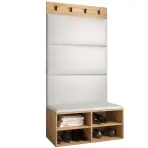 Predsieňový nábytok Miro dub craft panel biela