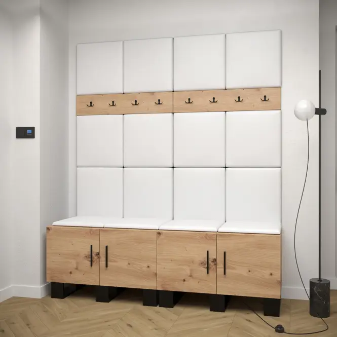 Predsieňový nábytok s vešiakom Artin dub artisan,4