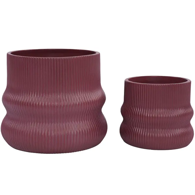 Kvetináč lc5083-2s /15.5x15.5x13.5/bordová